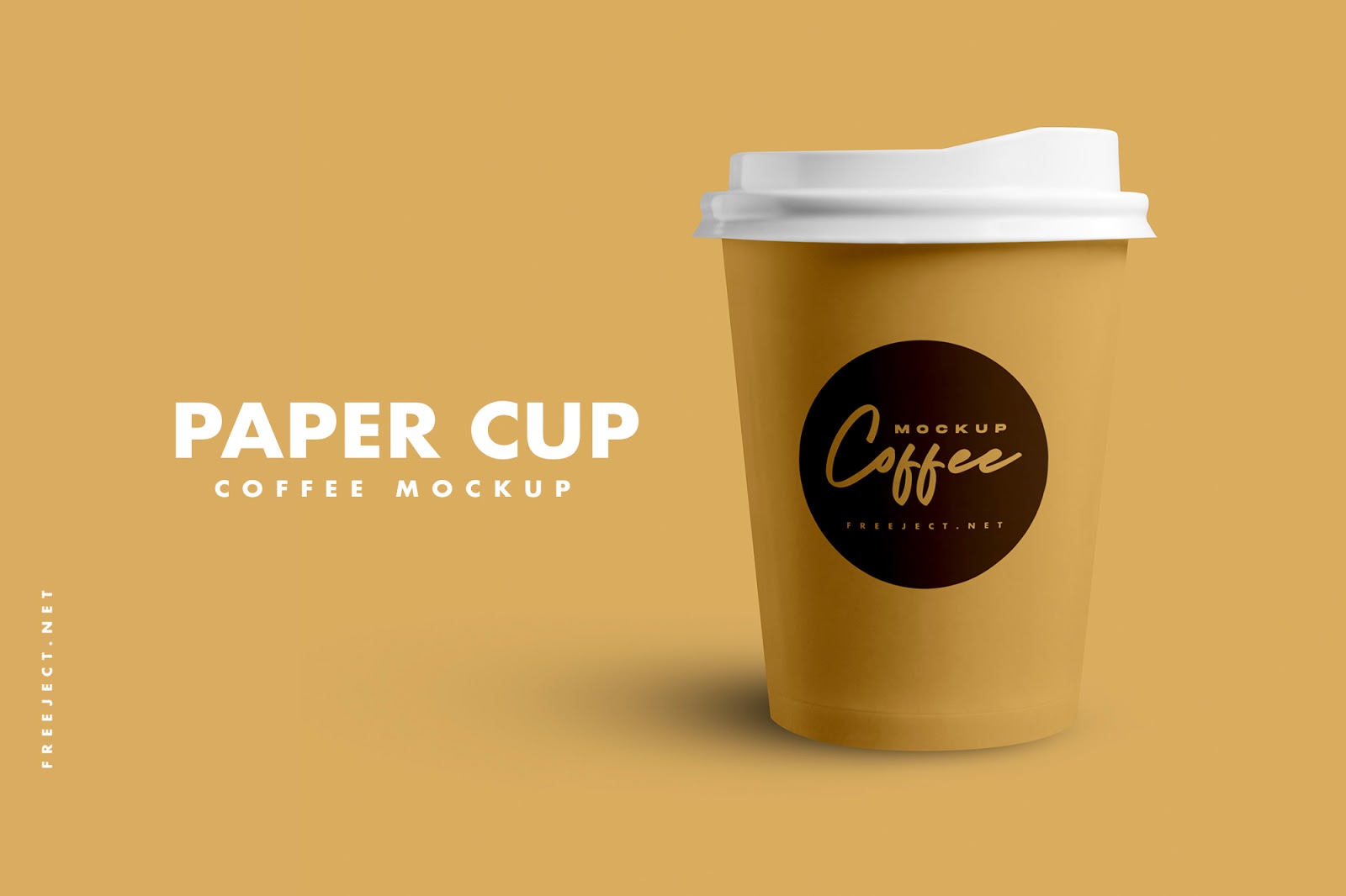 It is a photoshop mockup, so it is simple to edit with smart layers. Free Download Paper Cup Coffee Mockup Template Psd File