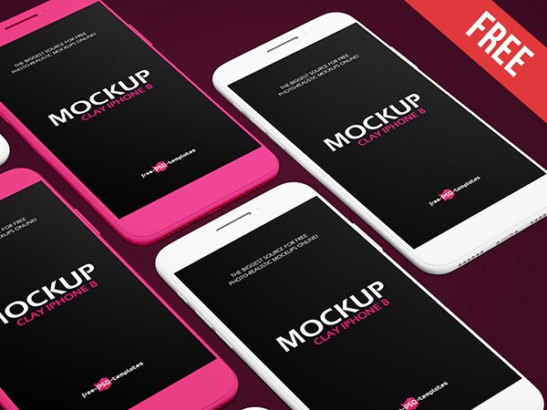 Iphone x clay mockup psd to present your next design project in a photorealistic look. Free Clay Device Mockups Psd Sketch December 2021 Ux Planet
