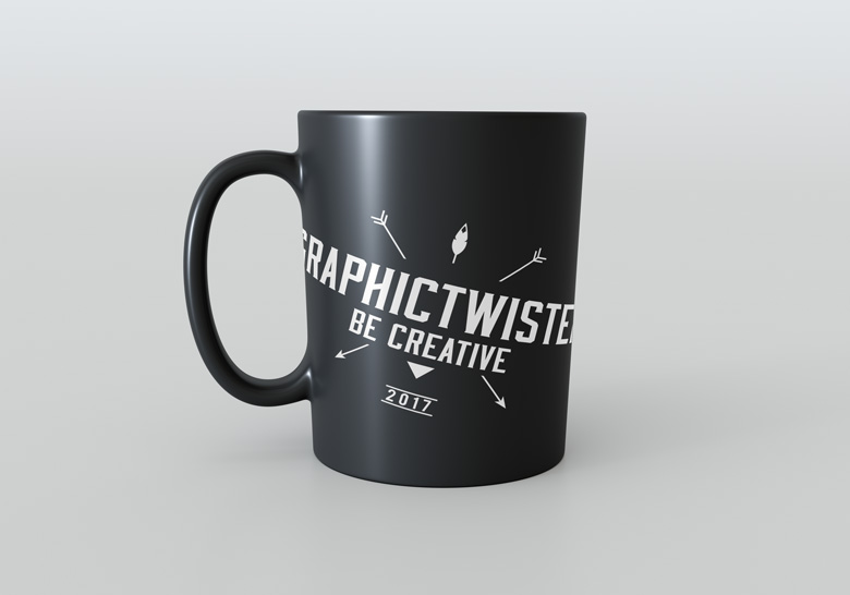 18+ Download Black Cup Mockup Free PSD