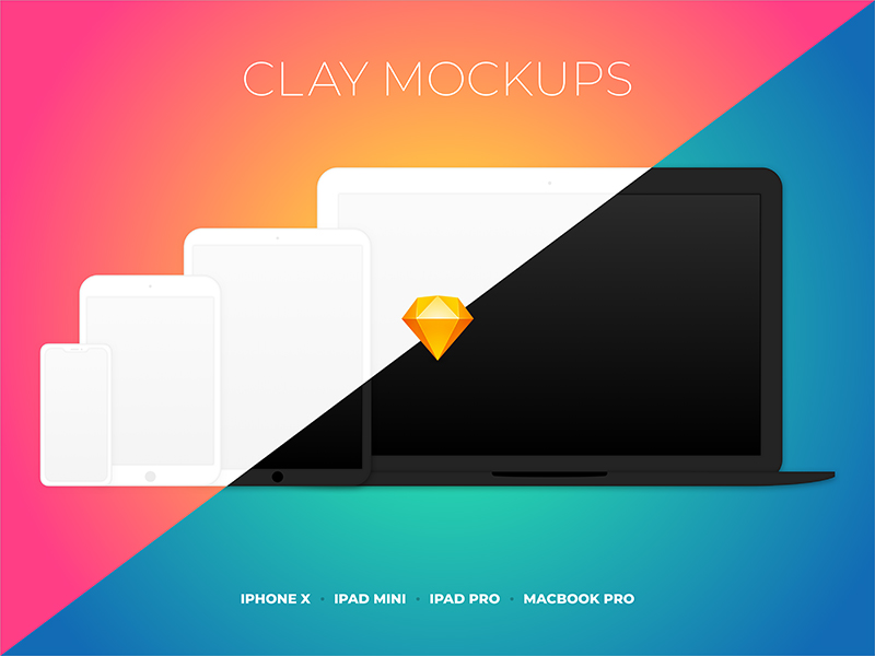 50+ Download Clay Macbook Mockup Free&nbsp;PSD