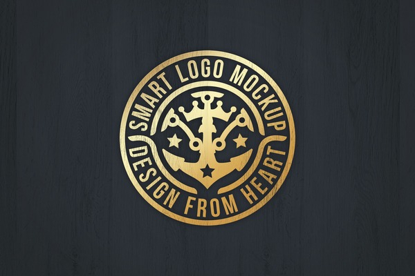29+ Download Gold Logo Mockup Psd Free PSD