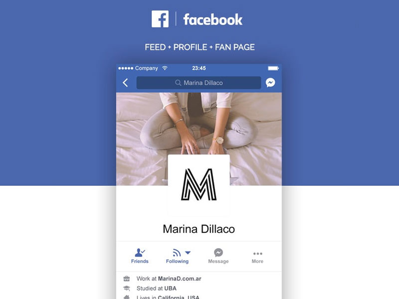 40+ Download Facebook Mockup Page&nbsp;PSD