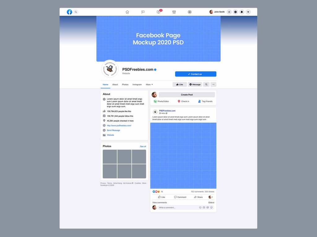 40+ Download Facebook Mobile Mockup 2020&nbsp;PSD