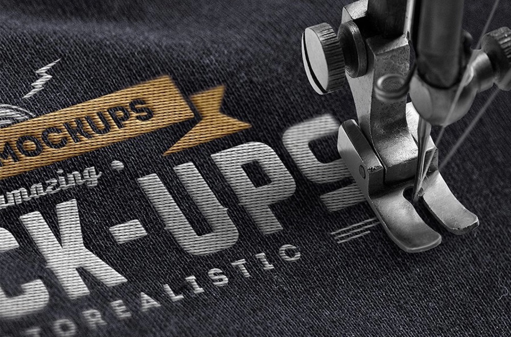 17+ Download Fabric Embroidered Logo Mockup Free&nbsp;PSD