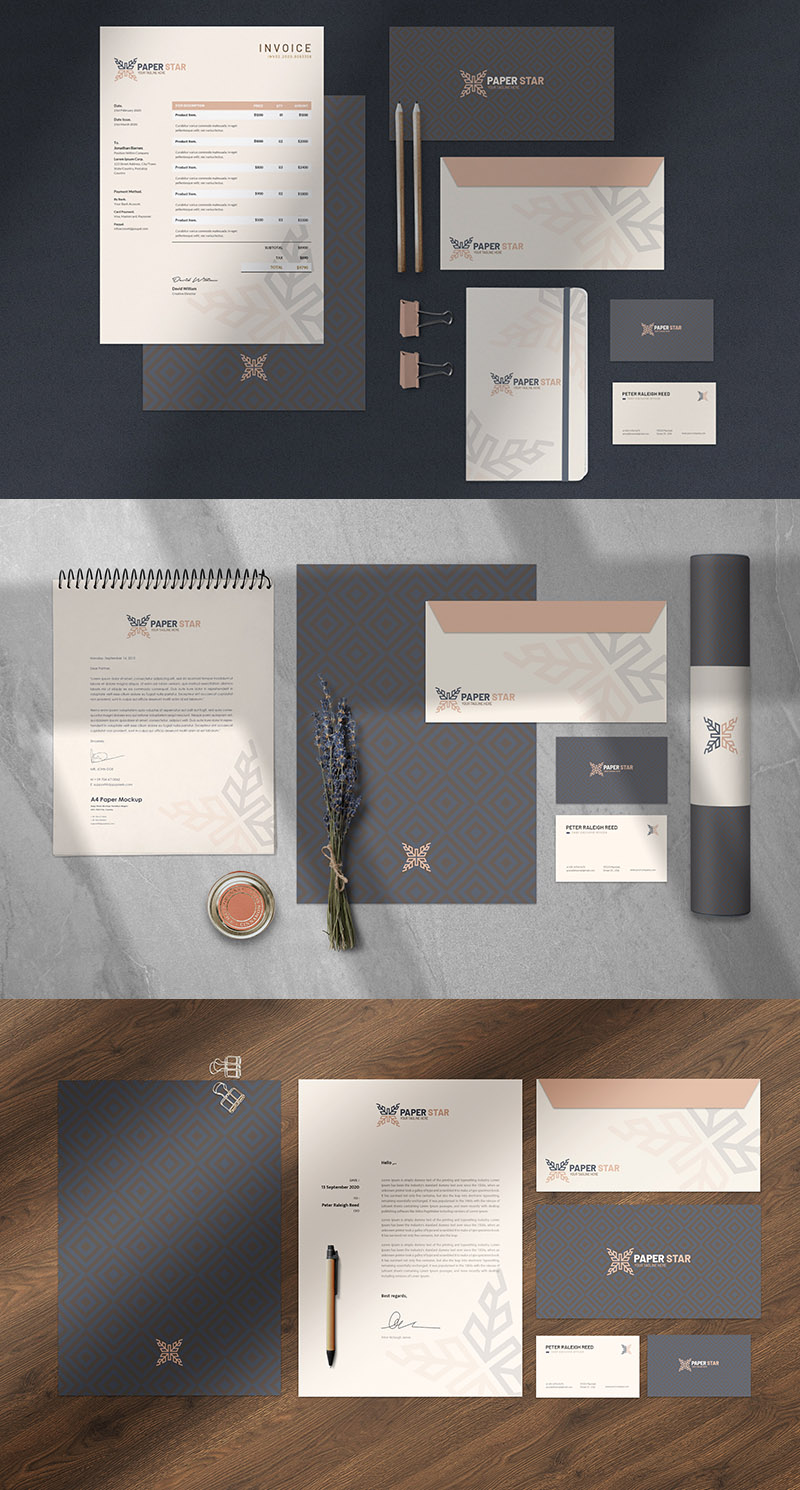 45+ Download Stationery Mockup Psd Free&nbsp;PSD