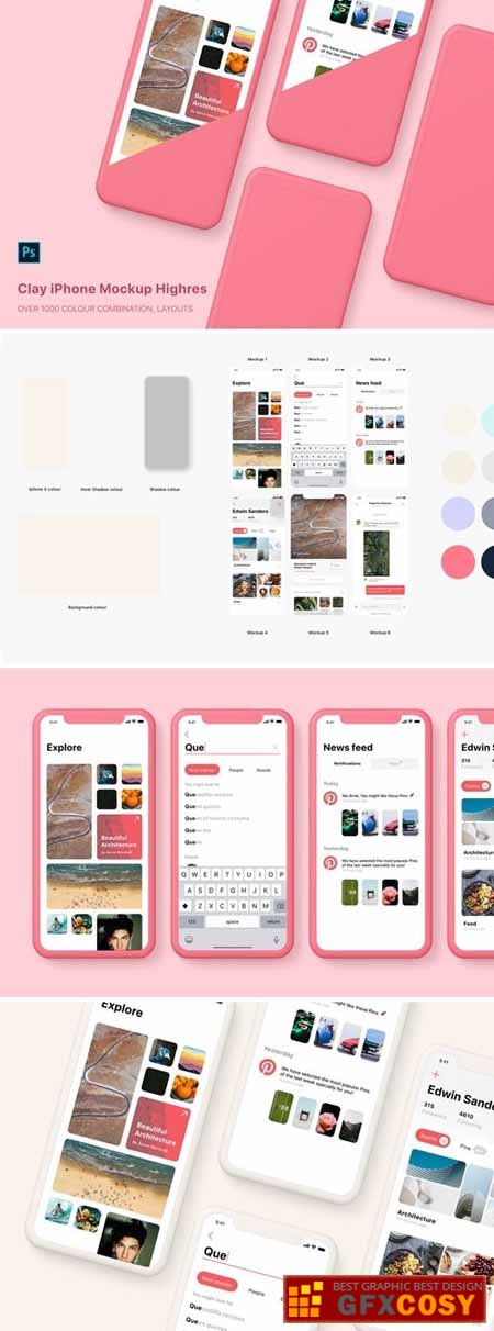 47+ Download Iphone 13 Mockup Clay&nbsp;PSD
