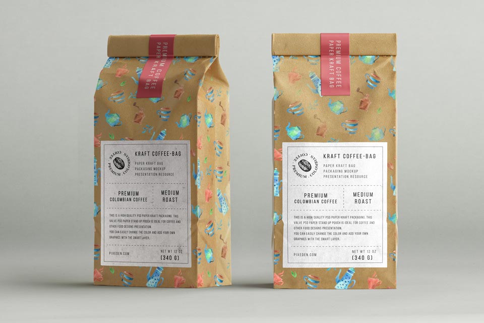 28+ Download Coffee Bean Bag Mockup Free PSD