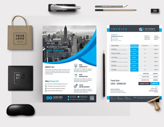 40+ Download Corporate Identity Mockups Mockup&nbsp;PSD