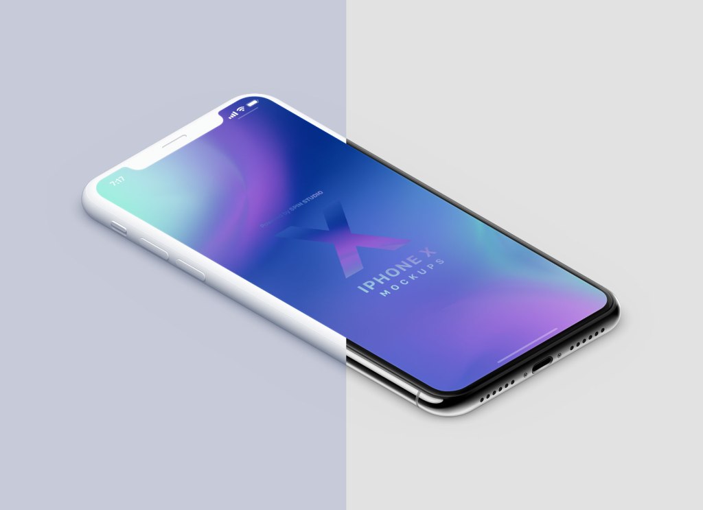 30+ Download Iphone X Clay Mockup Free PSD