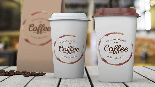 35+ Download Free Coffee Shop Mockup PSD