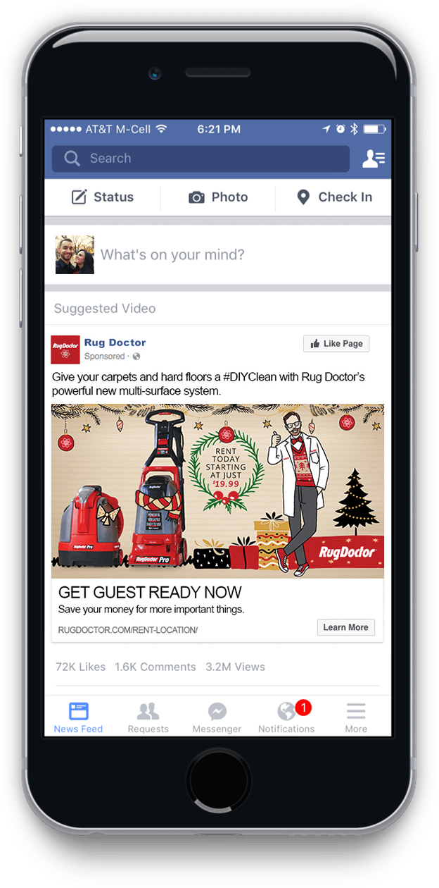10+ Download Facebook Ad Mockup Psd&nbsp;PSD