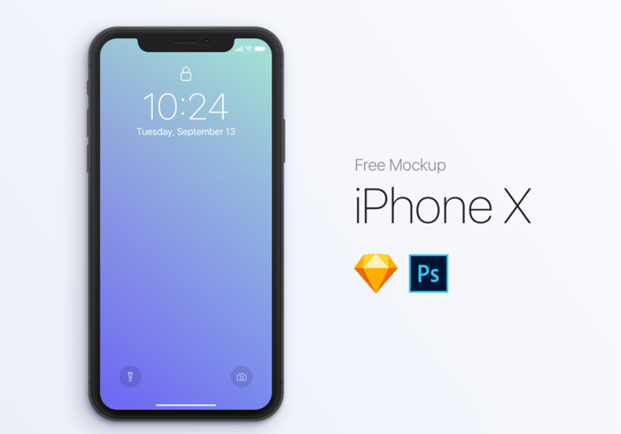 22+ Download Iphone X Clay Mockup Psd Free&nbsp;PSD