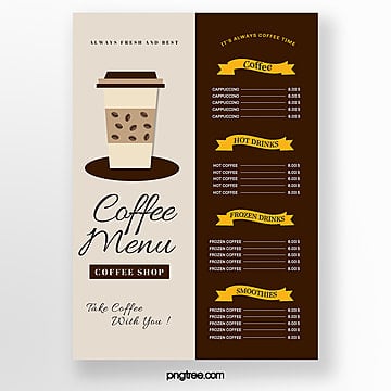 31+ Download Coffee Menu Mockup Free&nbsp;PSD