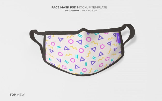 40+ Download Free Face Mask Mockup Psd PSD